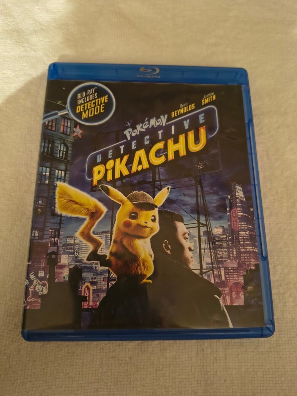 Pokemon Detective Pikachu Blu-ray 2019 Ryan Reynolds